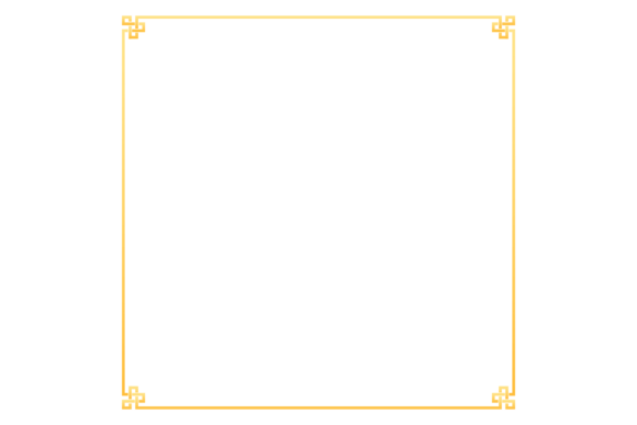 Art Deco Golden Square Frame Graphics & Illustrations