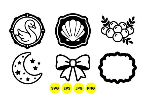 Cute Decorative Icon Svg Pack Graphics
