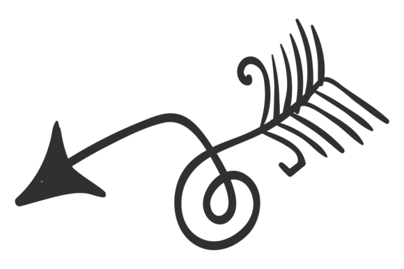 Decorative Arrow for Branding and Graphics