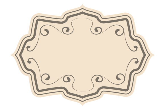 Decorative Craft Paper Label Template