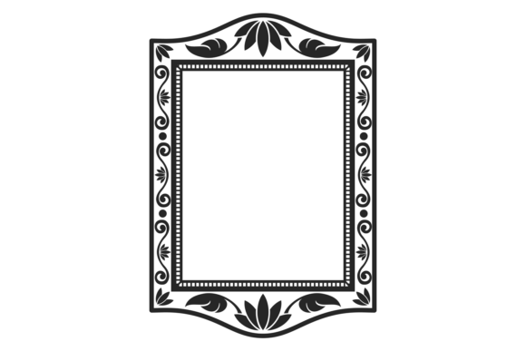 Decorative Filigree Rectangle Frame. Bar: Graphics & Illustrations