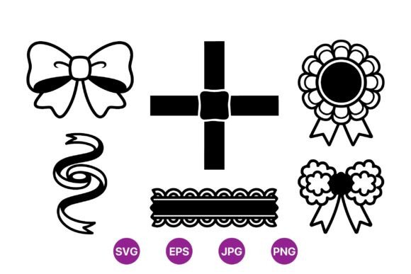 Decorative Ribbon Vector Graphics