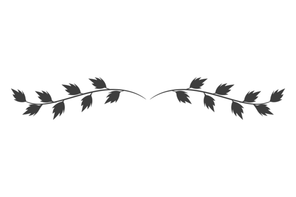 Elegant Black Botany Header Graphics