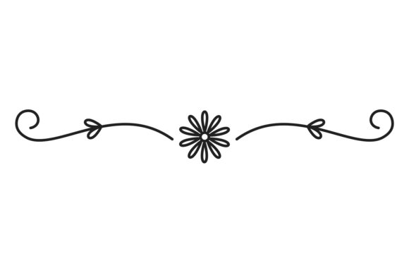 Floral Divider Graphics: Elegant Illustrations for Local Branding