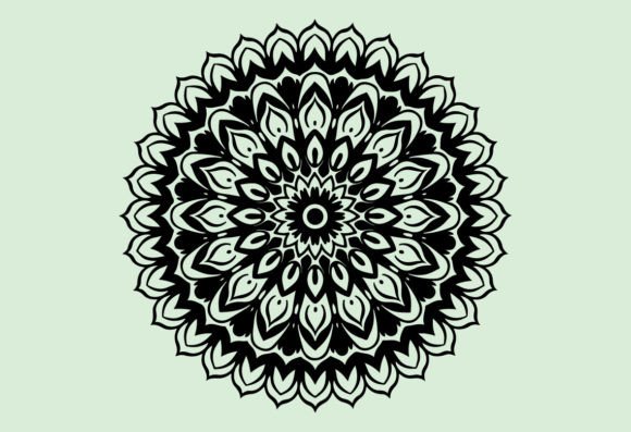 Flower Mandala. Vintage Decorative