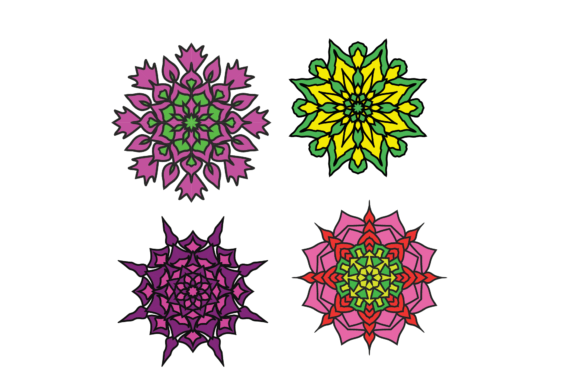 Mandala Decorative Beautiful: Graphics & Illustrations for Sellers
