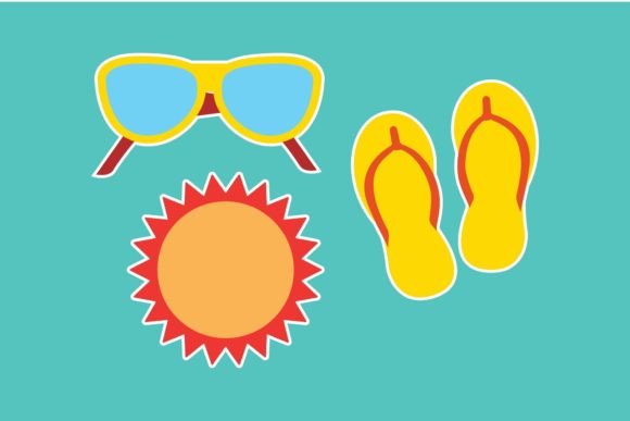 Summer Icon Decorative Graphics & Illustrations