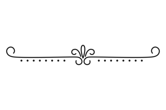 Vintage Decorative Divider. Doodle Style Graphics